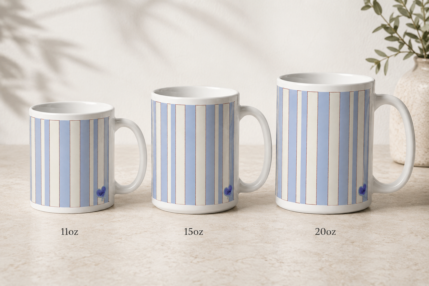 Linen Shore Glossy Mug