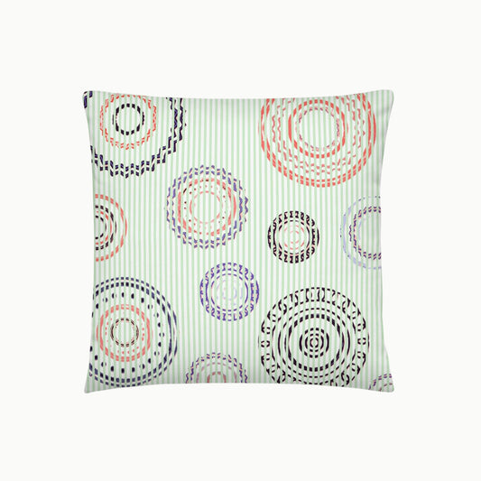 Rhythm & Rings Cushion