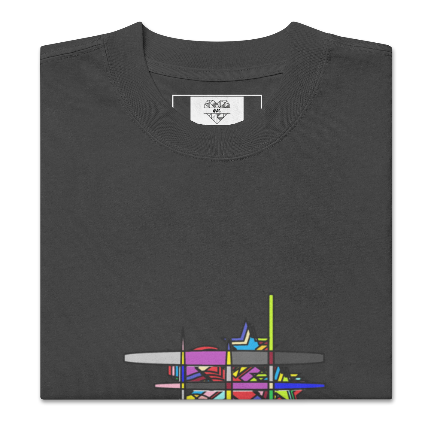 GAC Controlled Chaos Oversized faded t-shirt