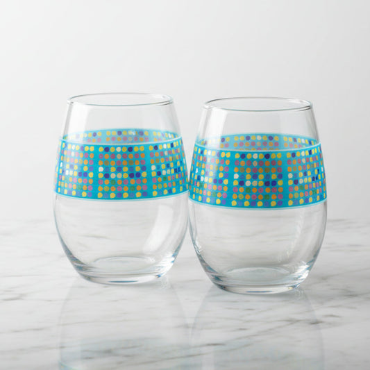 Shell Band Stemless Wine Glass — GAC Home