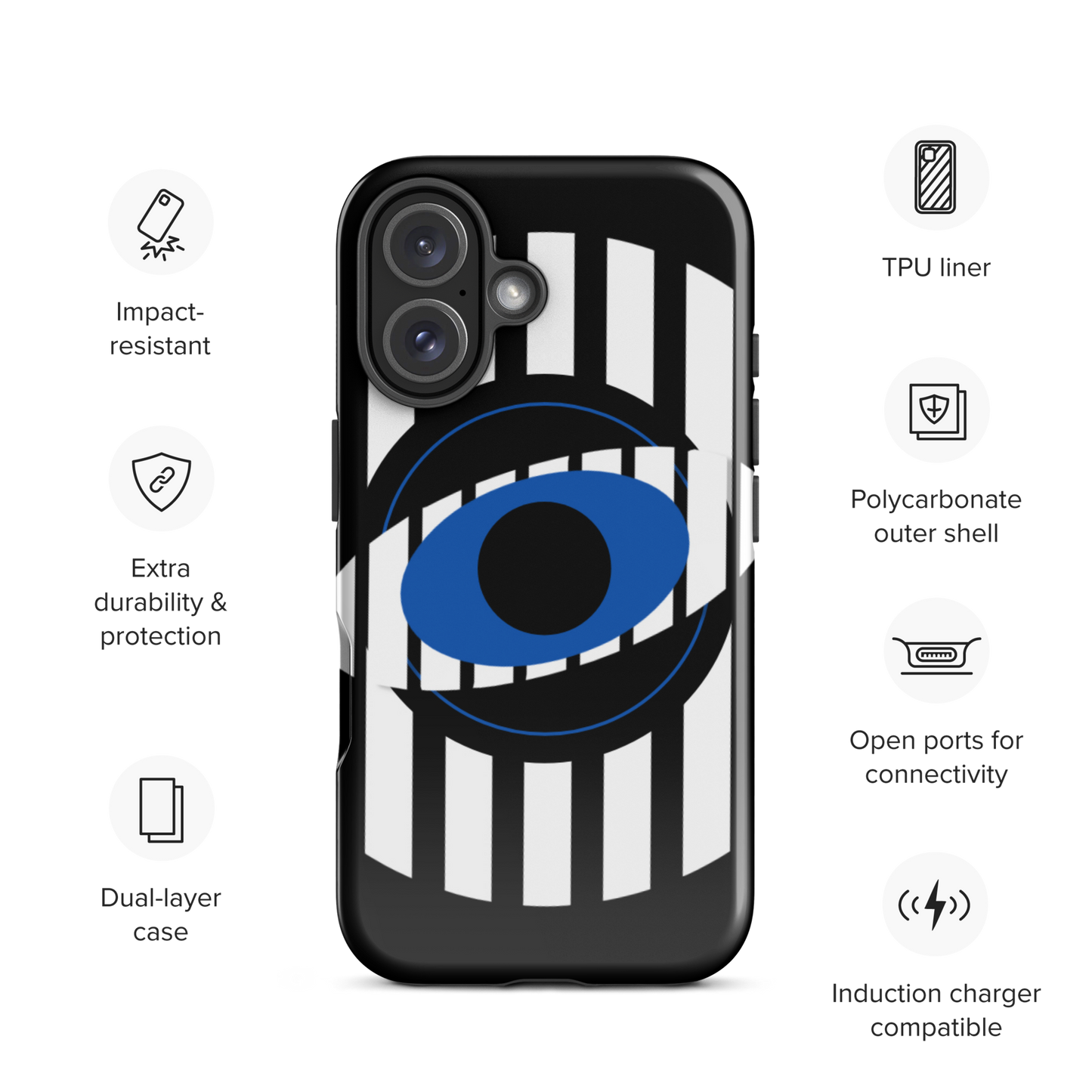 Blue Eye Tough iPhone Case
