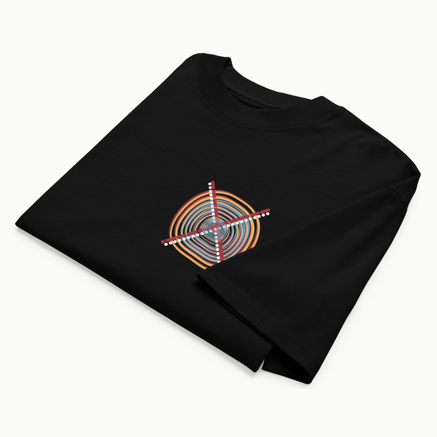 GAC - Be the Target Unisex organic oversized high neck t-shirt