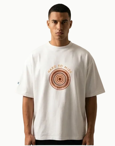 GAC - Be the Target Unisex organic oversized high neck t-shirt