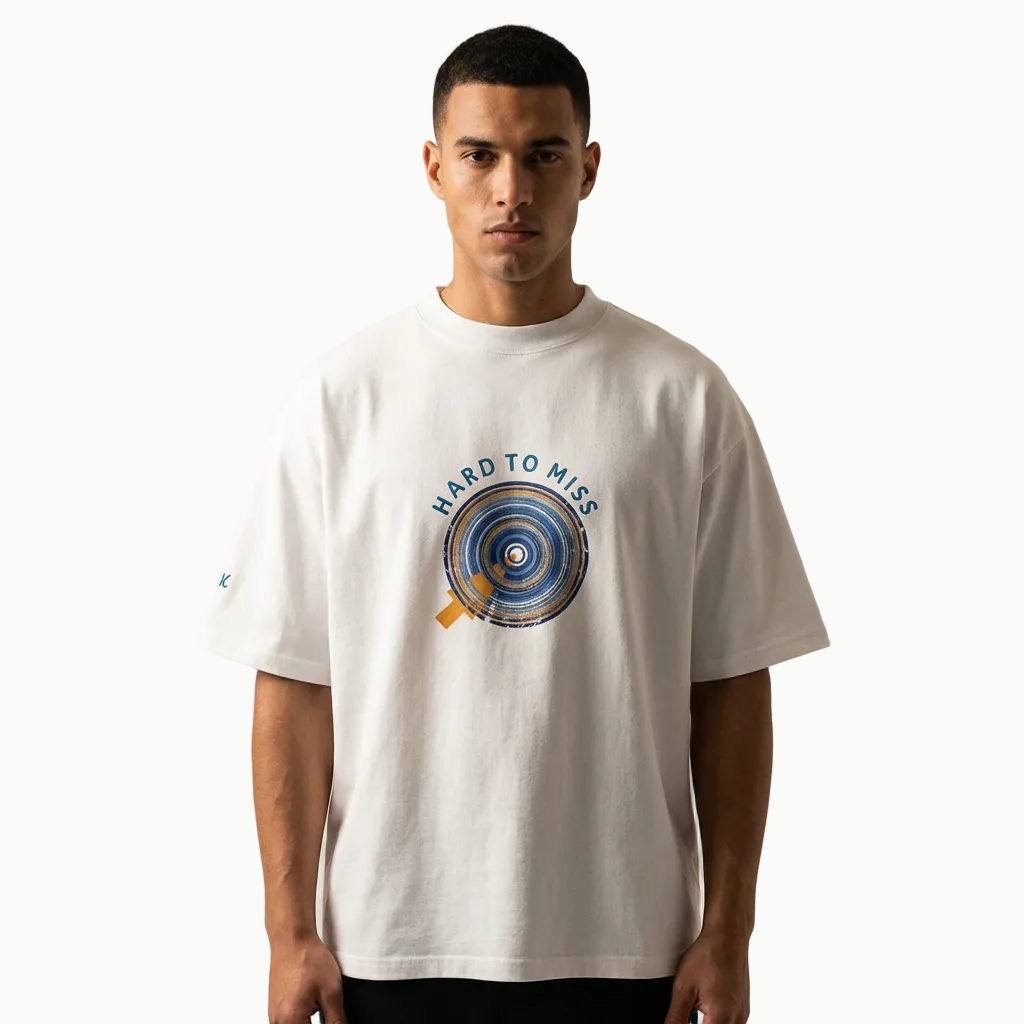 GAC - Be the Target Unisex organic oversized high neck t-shirt