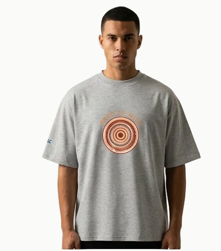 GAC - Be the Target Unisex organic oversized high neck t-shirt