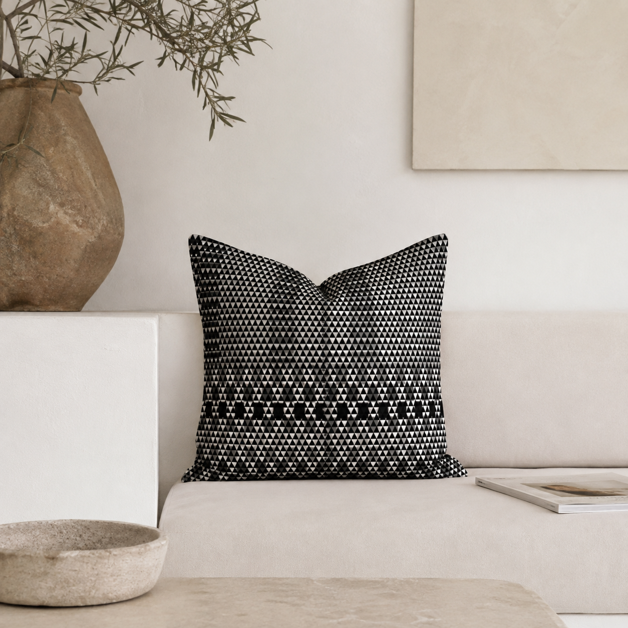 Monochrome Nomad Cushion