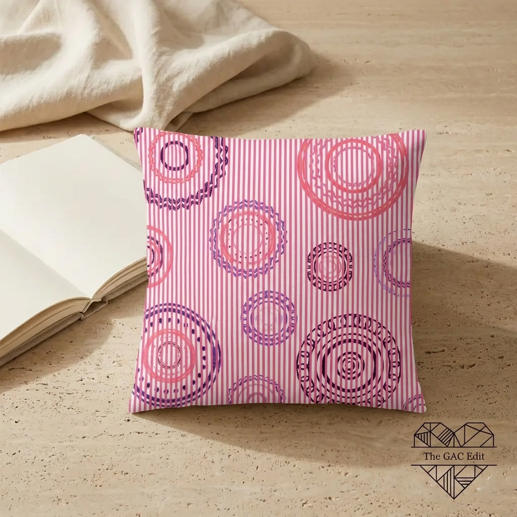 Rhythm & Rings Pillow