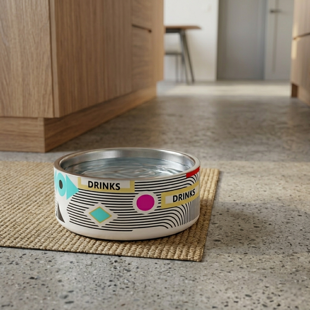 Graphic Lines Pet bowl