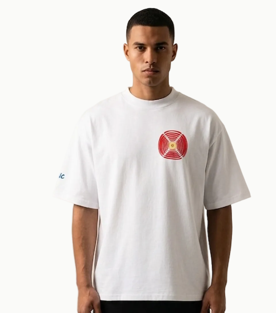 GAC - Be the Target Unisex organic oversized high neck t-shirt
