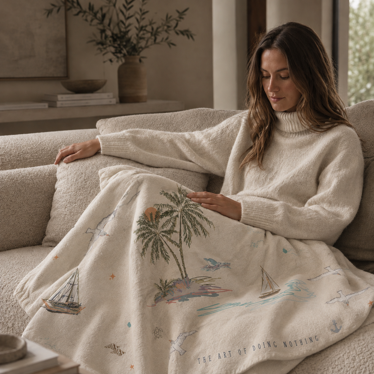 Slow Living | Premium Throw Blanket