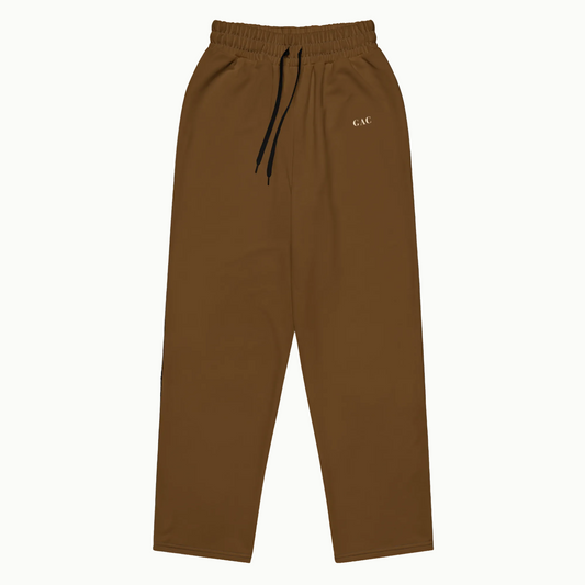 GAC Edit Wide-Leg Joggers — Coffee