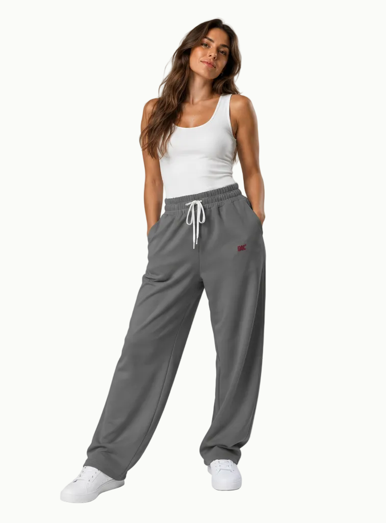 GAC Edit Wide-Leg Joggers — Grey