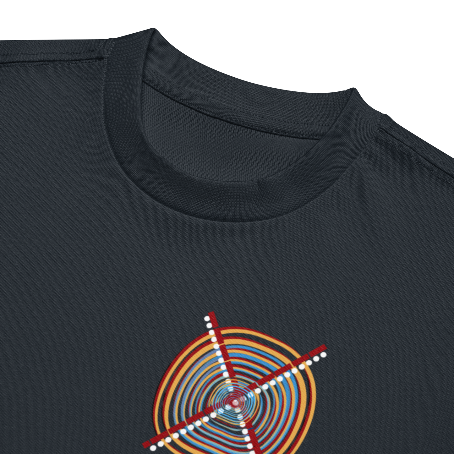 GAC - Be the Target Unisex organic oversized high neck t-shirt