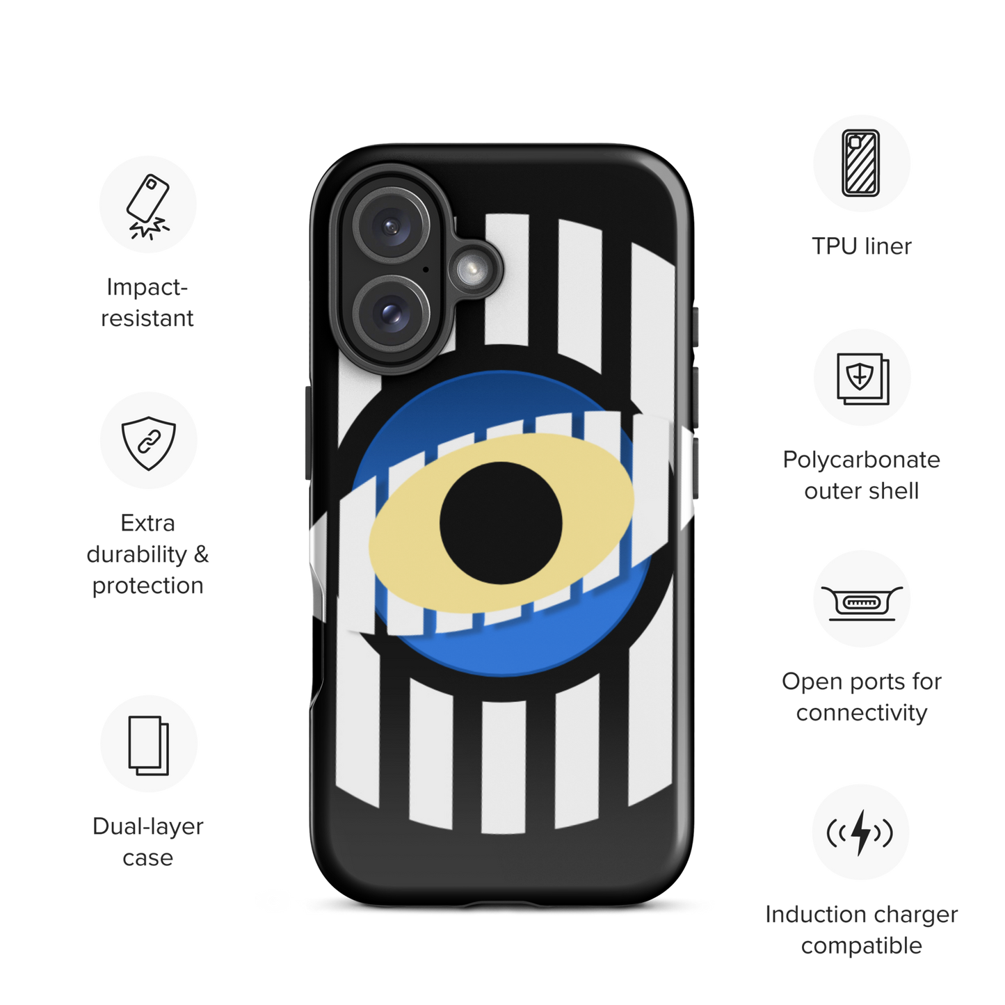Yellow Eye – Tough iPhone Case