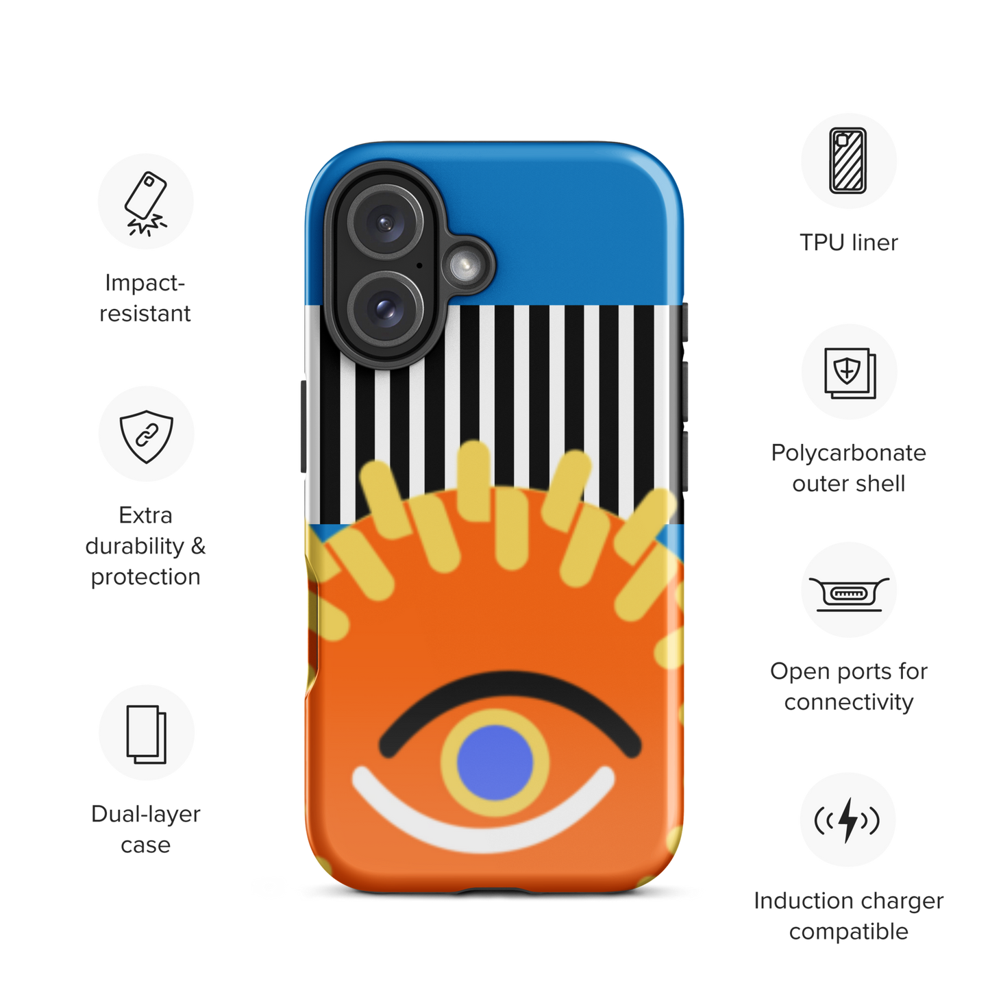 Eyes of the Sun – Tough iPhone Case