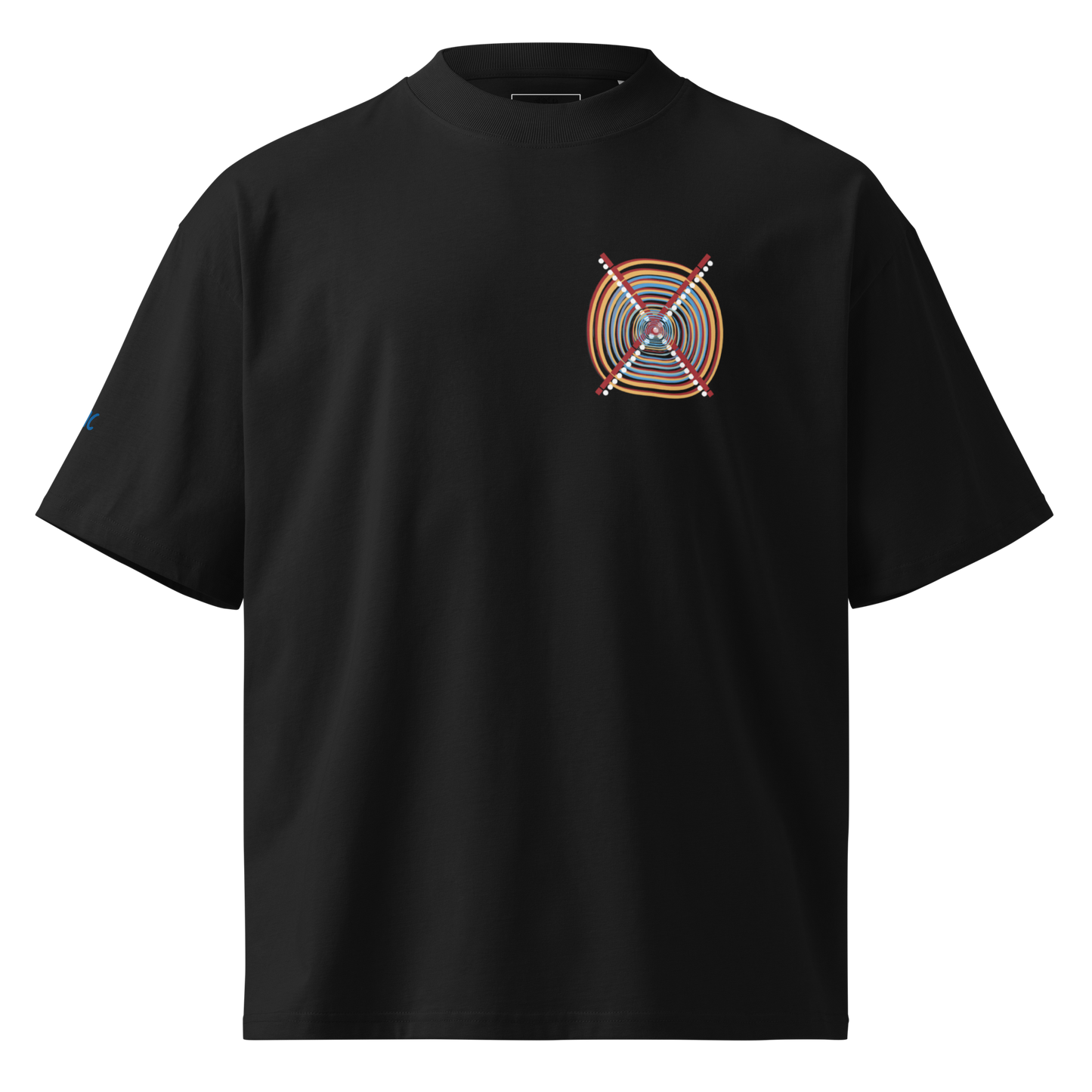 GAC - Be the Target Unisex organic oversized high neck t-shirt