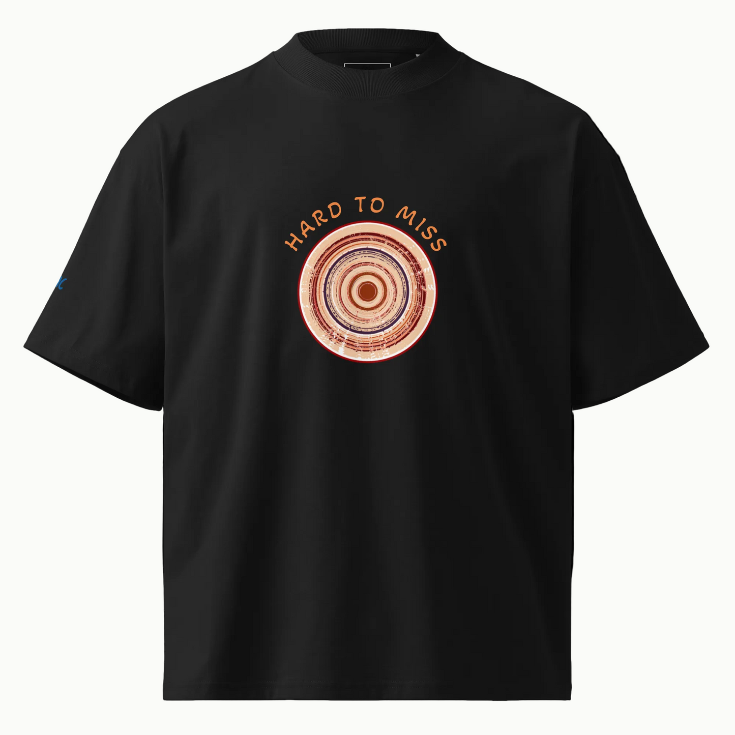 GAC - Be the Target Unisex organic oversized high neck t-shirt