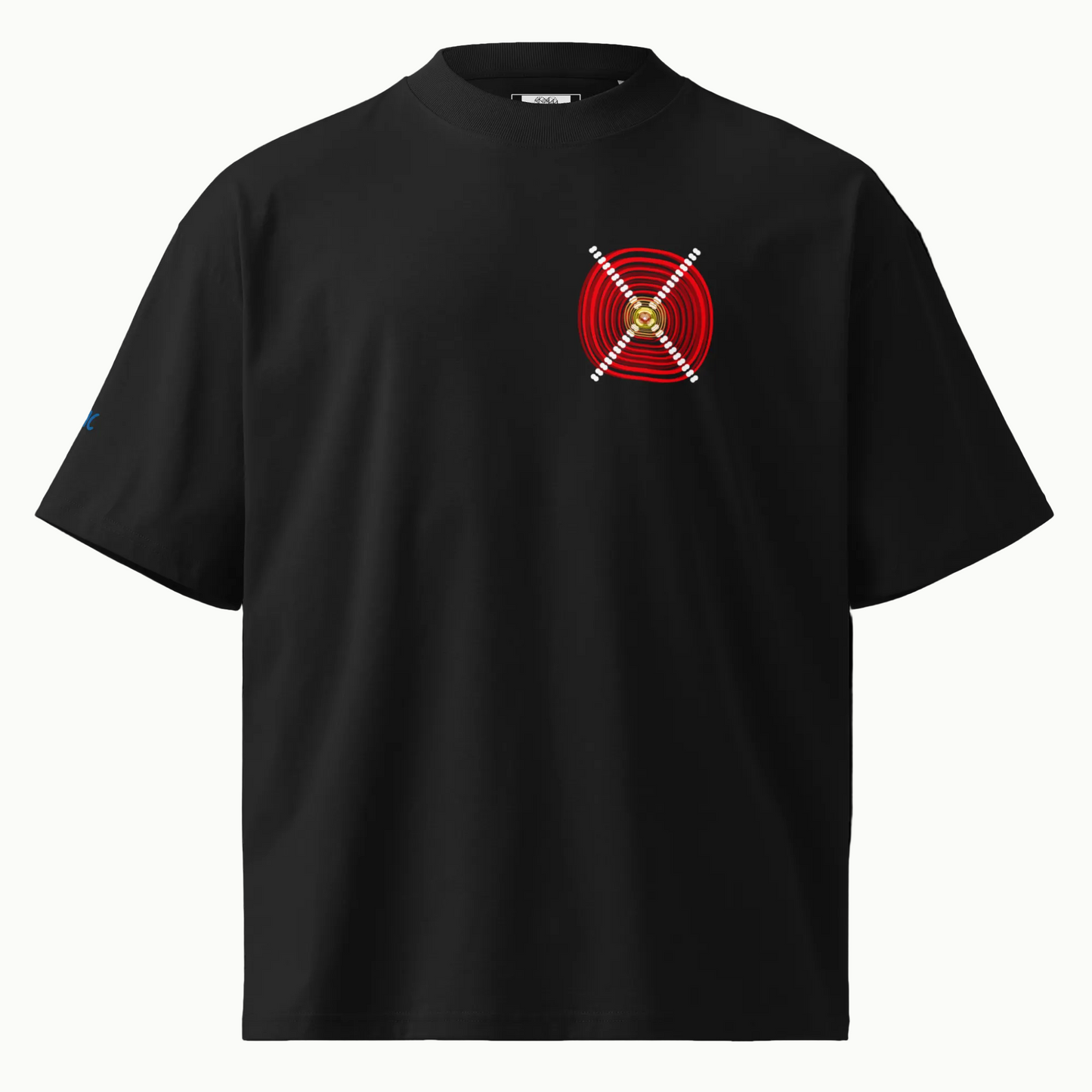 GAC - Be the Target Unisex organic oversized high neck t-shirt