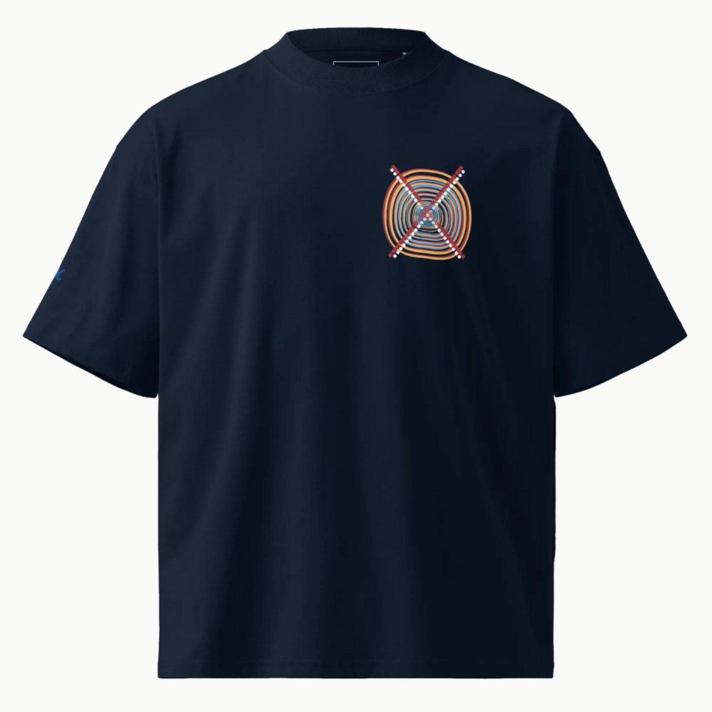 GAC - Be the Target Unisex organic oversized high neck t-shirt