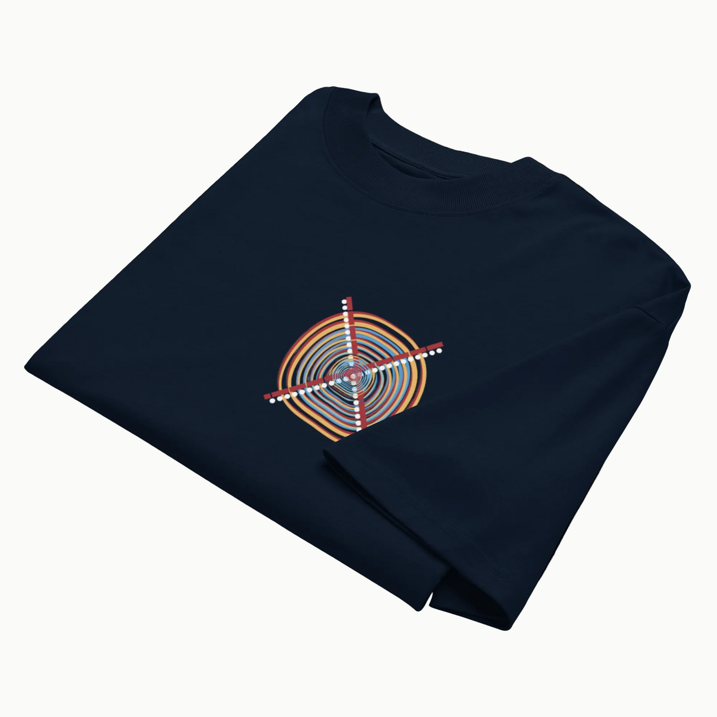GAC - Be the Target Unisex organic oversized high neck t-shirt