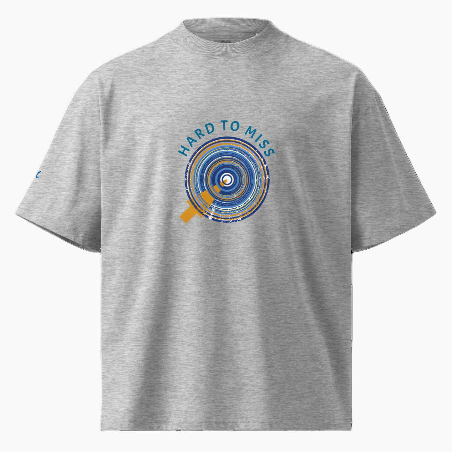 GAC - Be the Target Unisex organic oversized high neck t-shirt