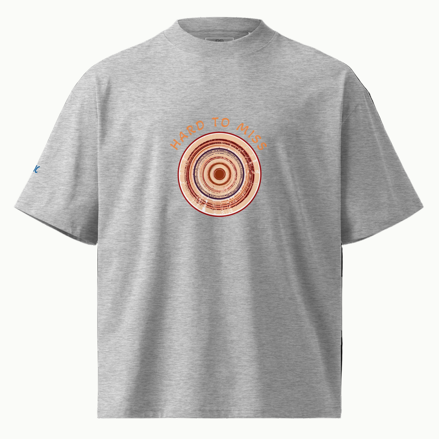 GAC - Be the Target Unisex organic oversized high neck t-shirt