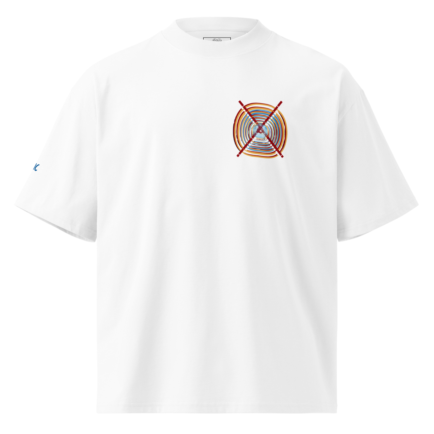 GAC - Be the Target Unisex organic oversized high neck t-shirt