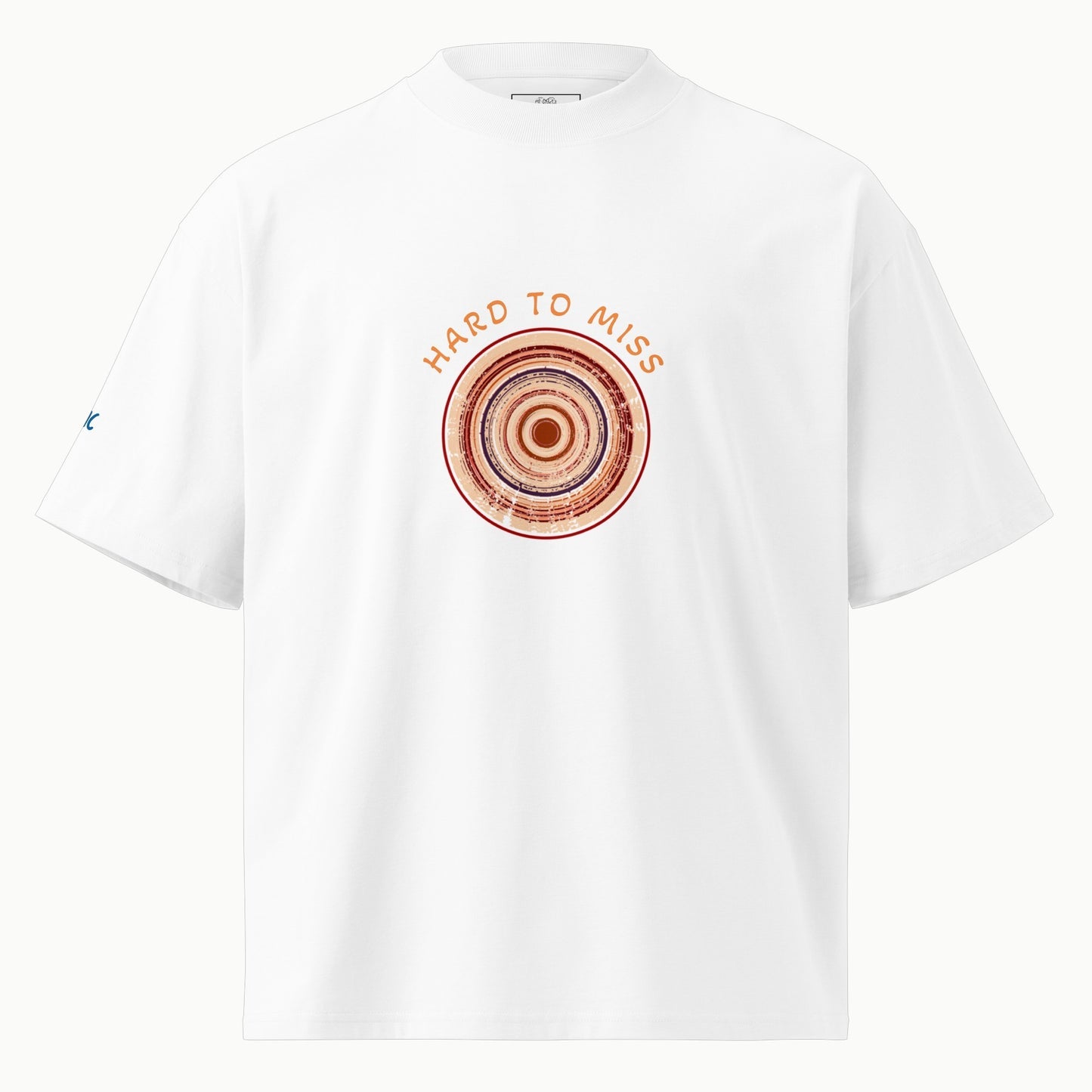 GAC - Be the Target Unisex organic oversized high neck t-shirt