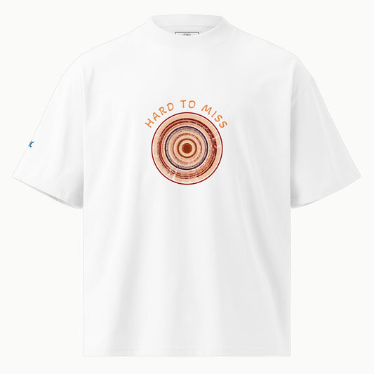 GAC - Be the Target Unisex organic oversized high neck t-shirt