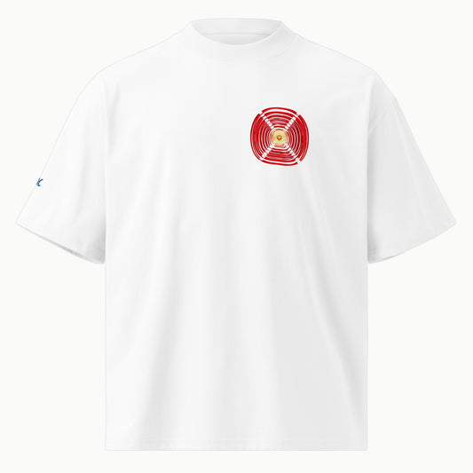 GAC - Be the Target Unisex organic oversized high neck t-shirt