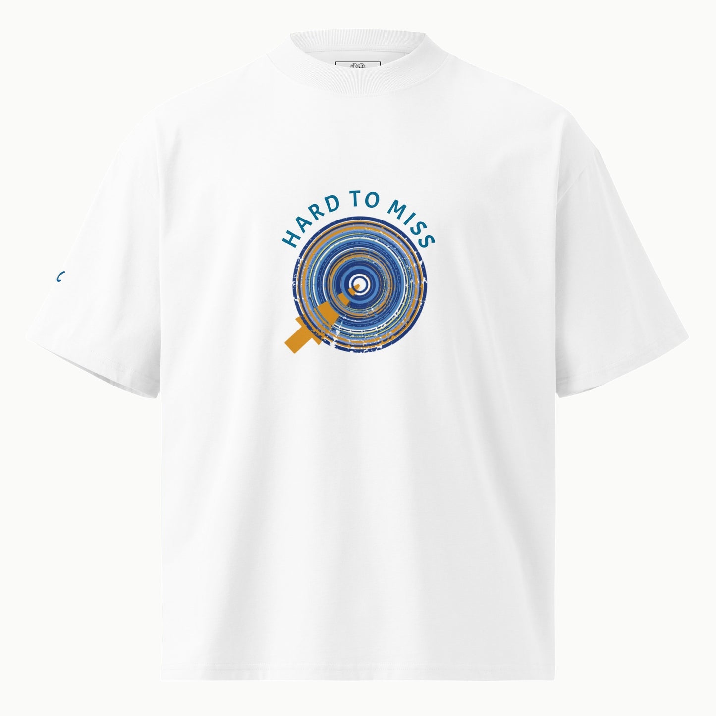 GAC - Be the Target Unisex organic oversized high neck t-shirt