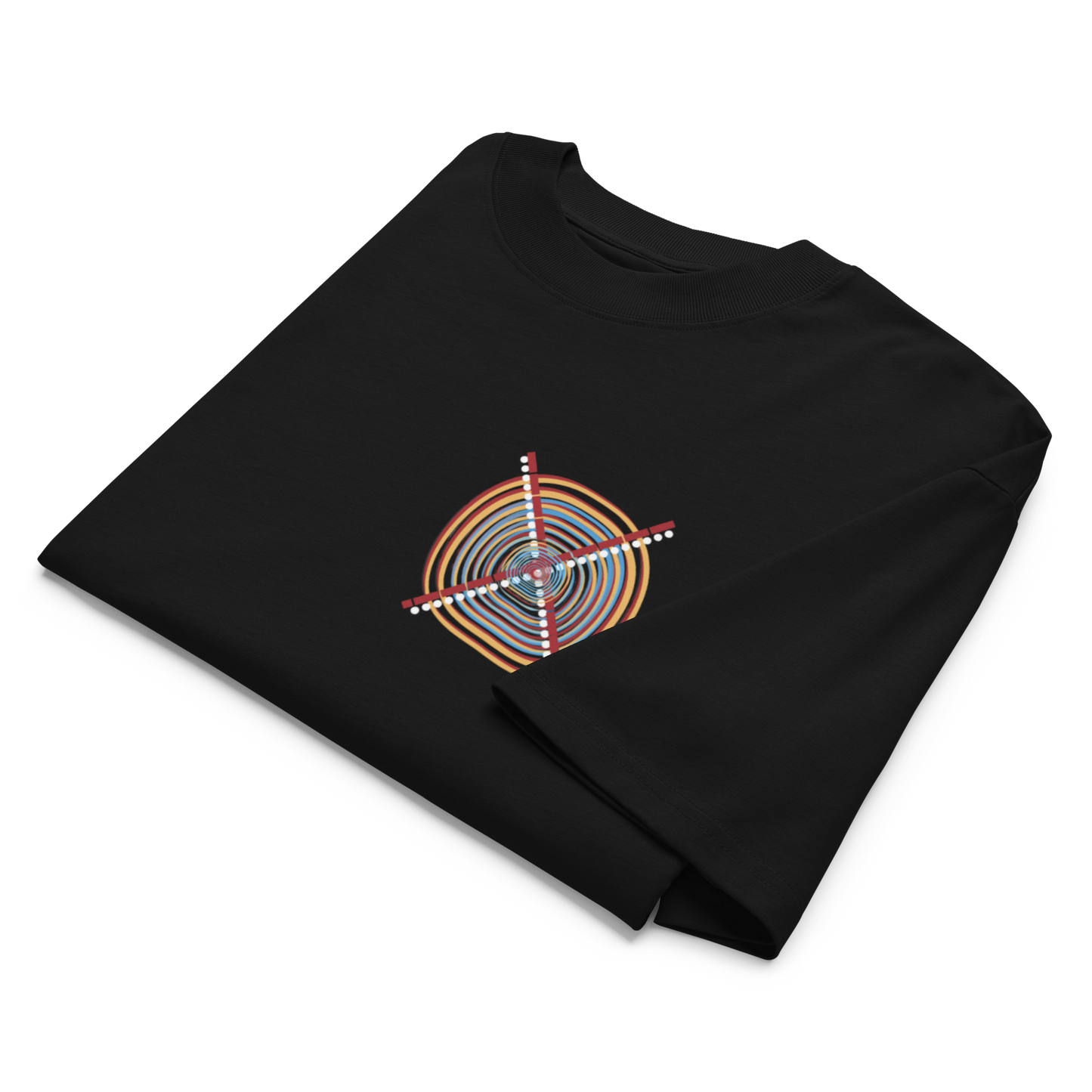 GAC - Be the Target Unisex organic oversized high neck t-shirt