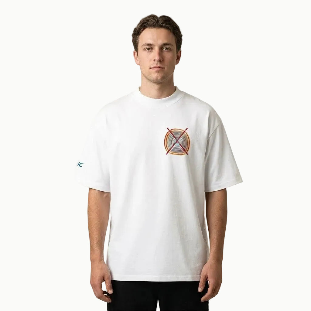 GAC - Be the Target Unisex organic oversized high neck t-shirt